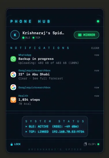 Spider macOS companion